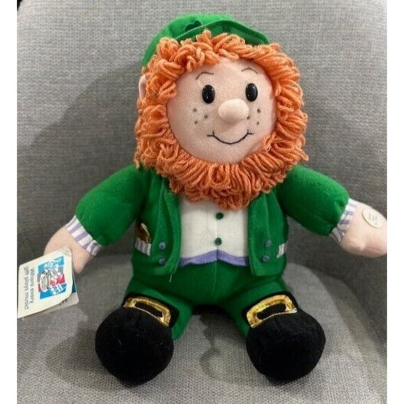 Vtg San Francisco Music Box Co Plush Leprechaun Irish Eyes Smiling Not working - Picture 1 of 12